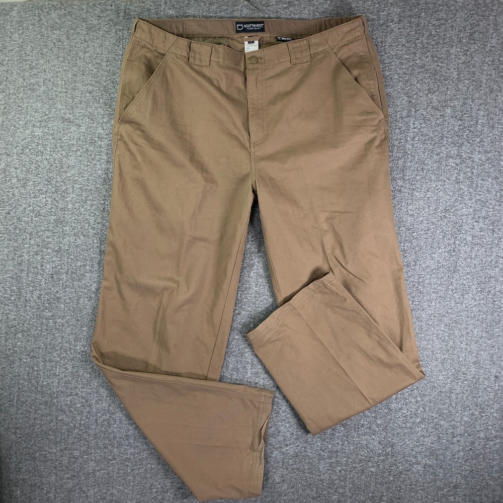 ScotteVest Hidden Cargo Pant 2.0 Men 42x34 Brown Carry Utility